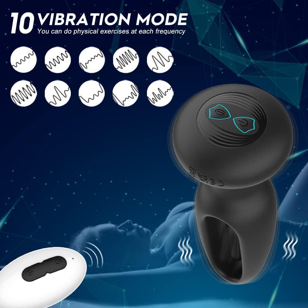 【Vorverkauf bis Juni】10 Vibrationen kraftvoller Klopfmodus Analplug